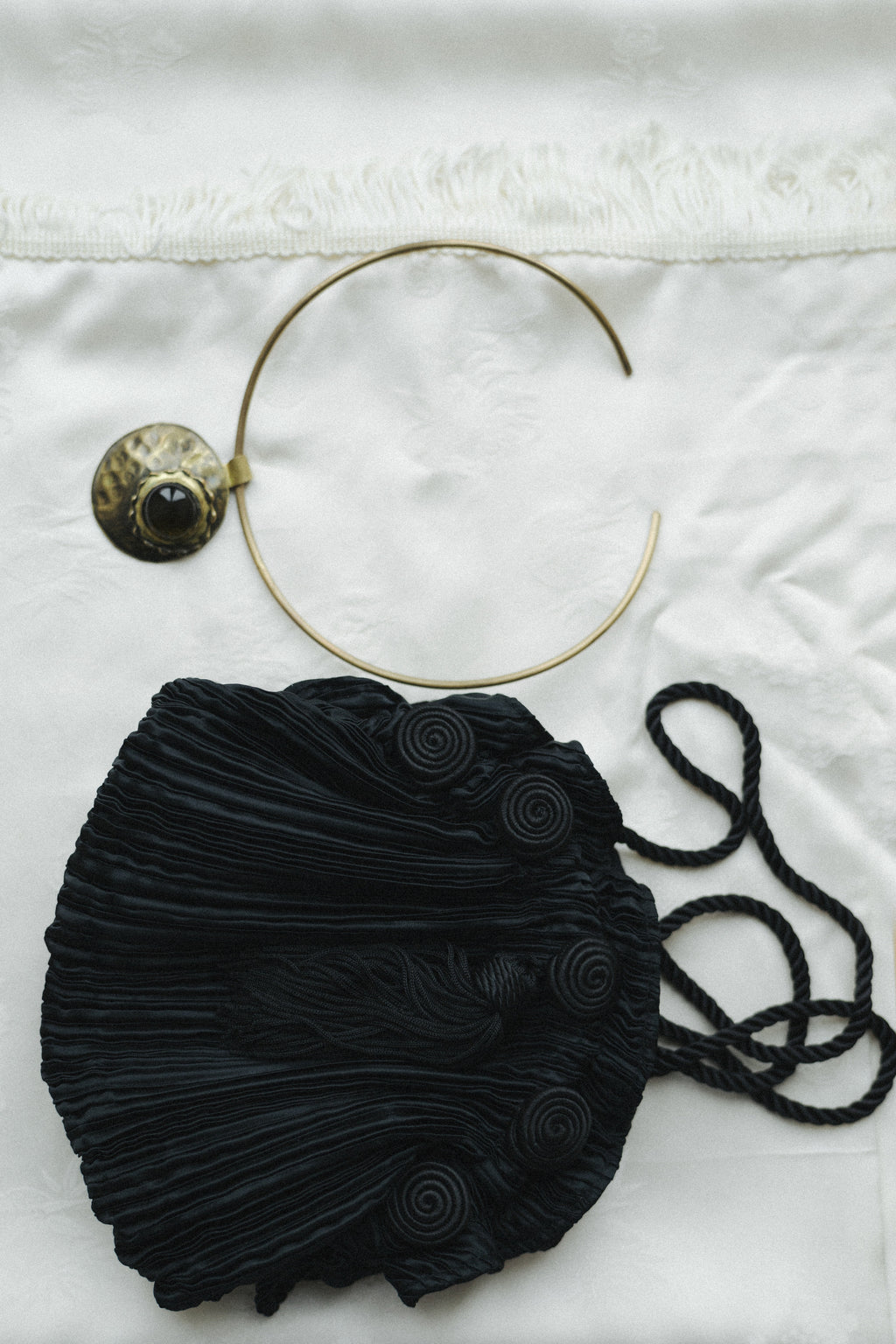 Black Small Pochette Schelian Firenze Vintage Clutch