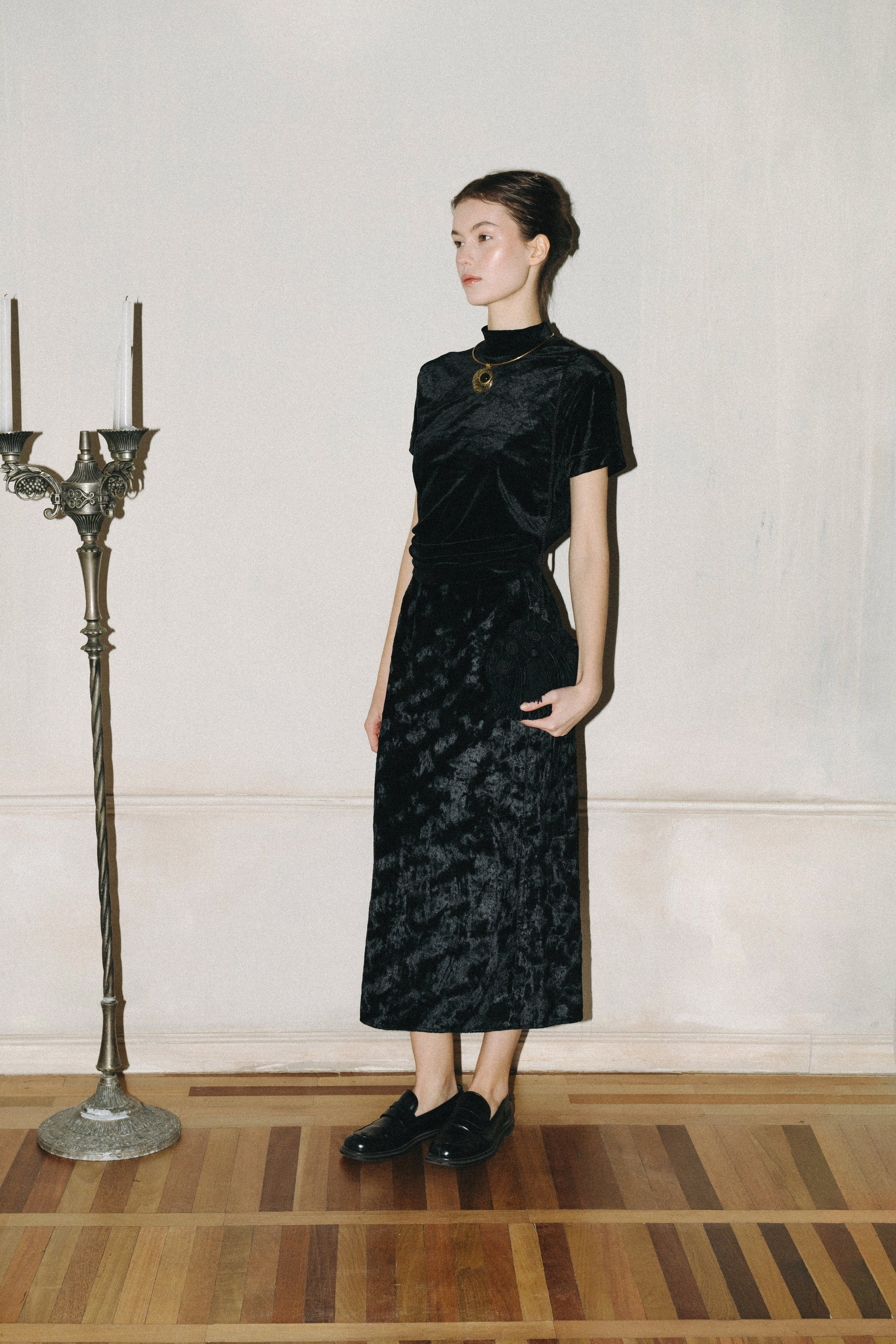 Vintage Black Top by Impressions of California
