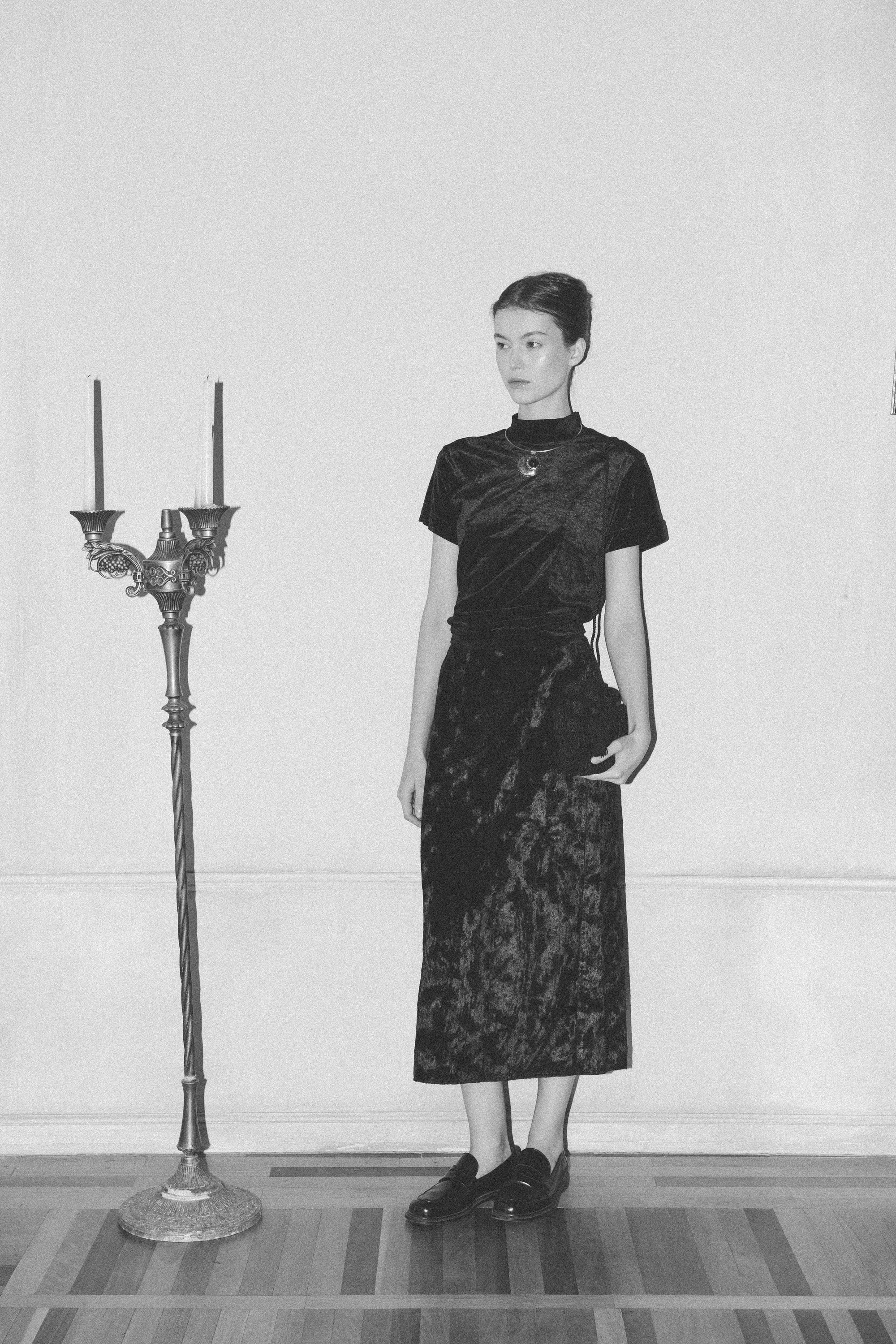 Vintage Black Top by Impressions of California