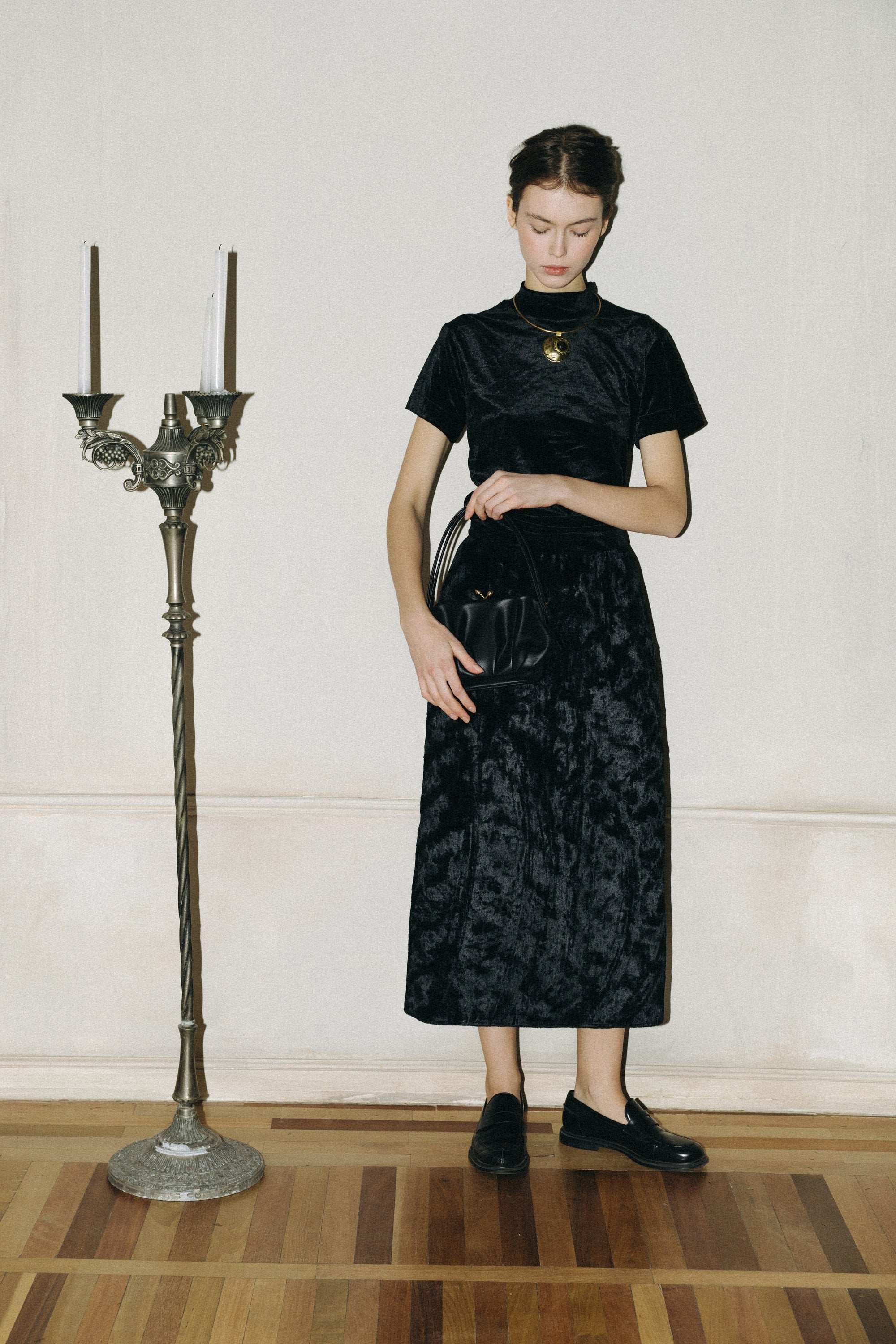 Vintage Black Top by Impressions of California