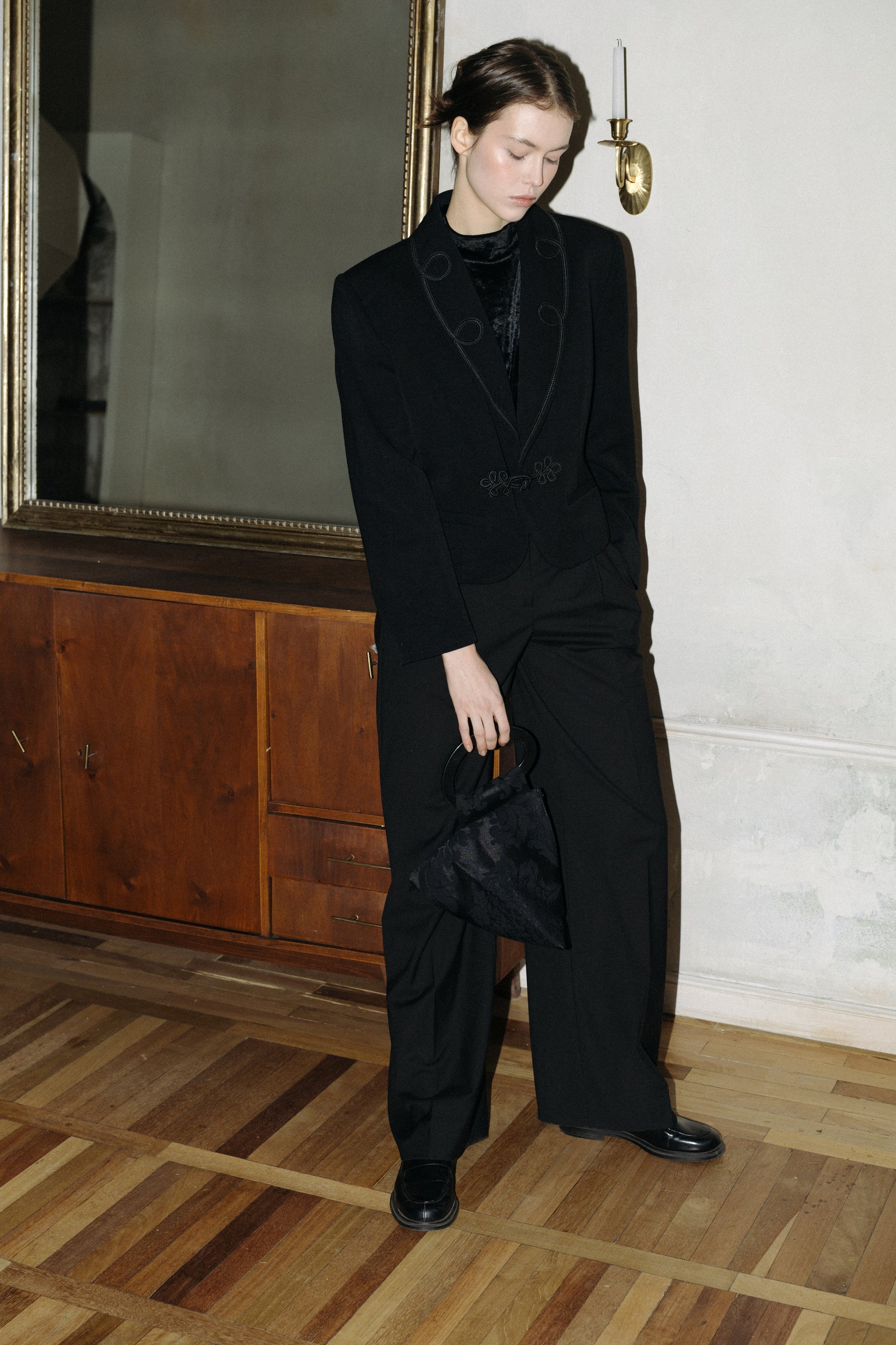 Vintage Italian Wool Blazer · 80s–90s · XS–S