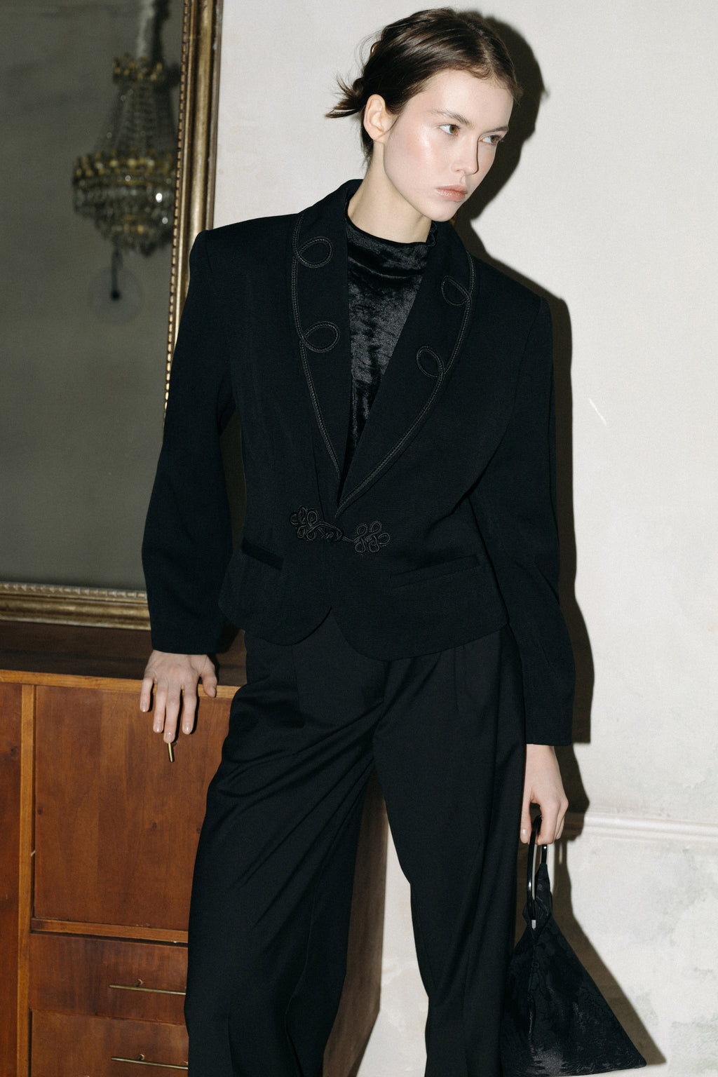 Vintage Italian Wool Blazer · 80s–90s · XS–S