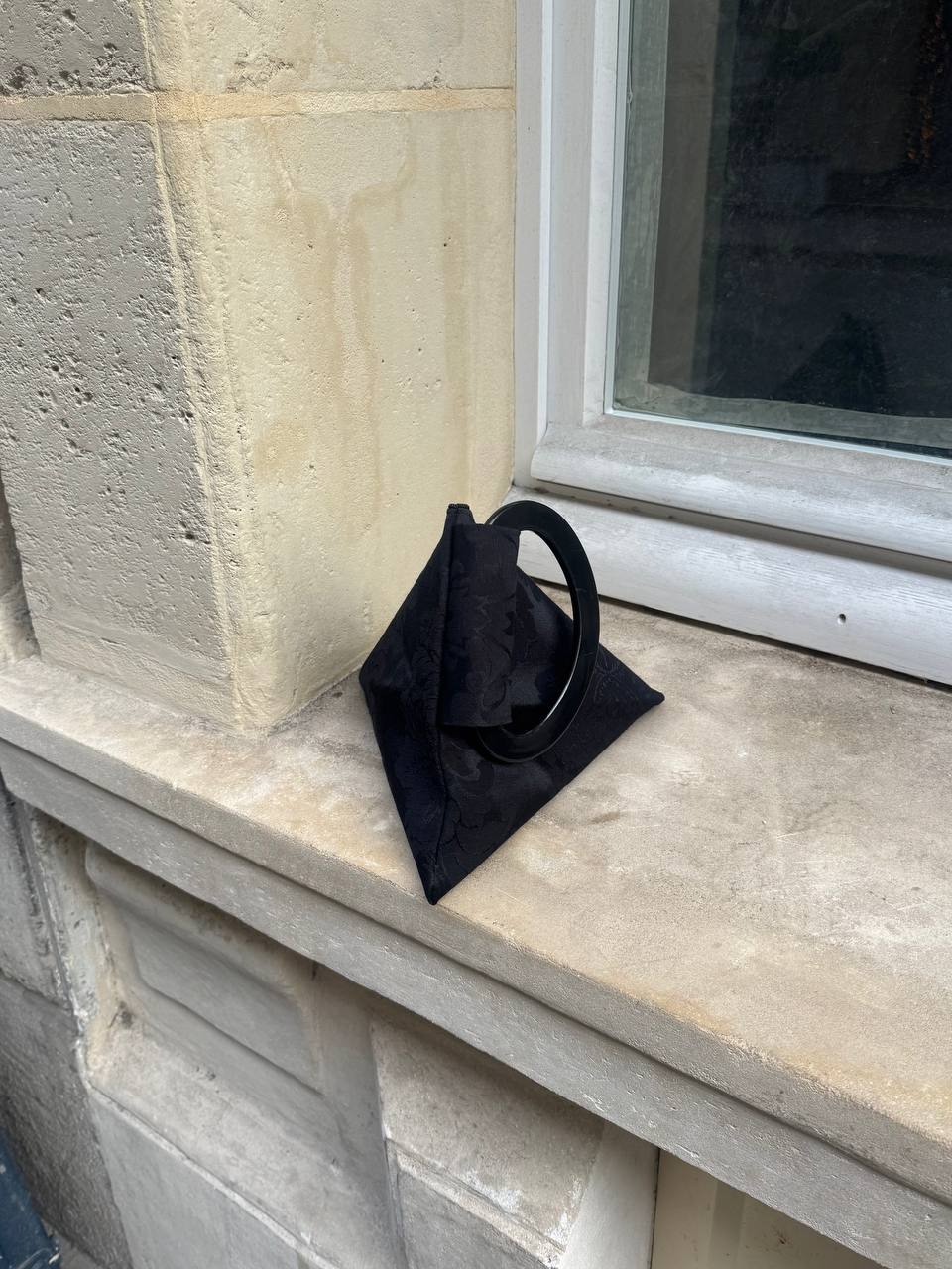 Vintage Triangle Shape Purse · Handmade