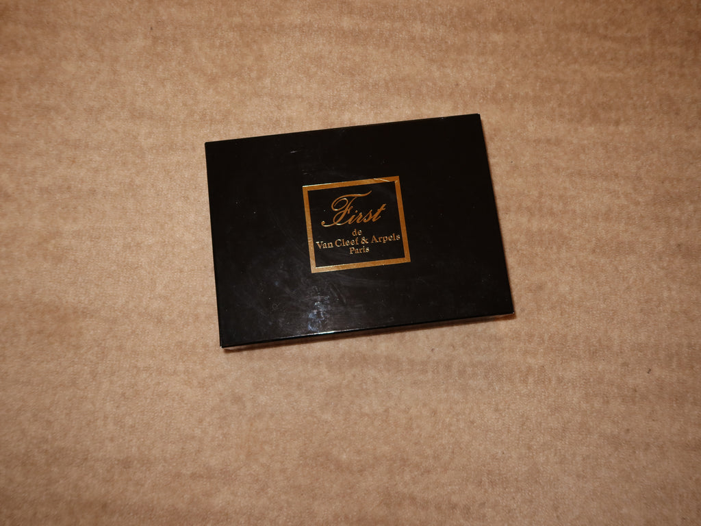 Van Cleef & Arpels Silk Clutch with Rose Detail — with Original Box