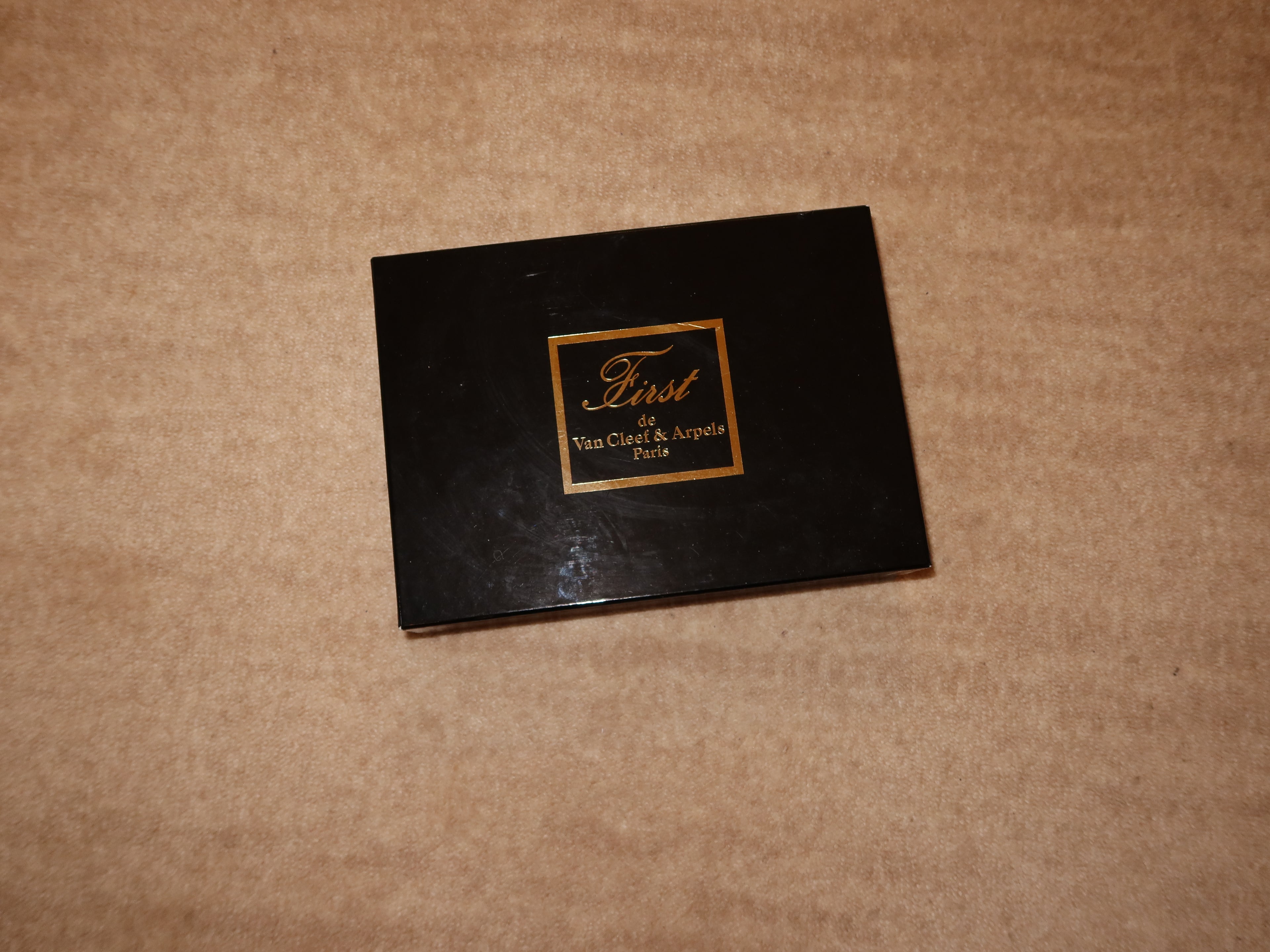 Van Cleef & Arpels Silk Clutch with Rose Detail — with Original Box