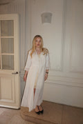 Vintage 1980s Sheer White Slip Dress
