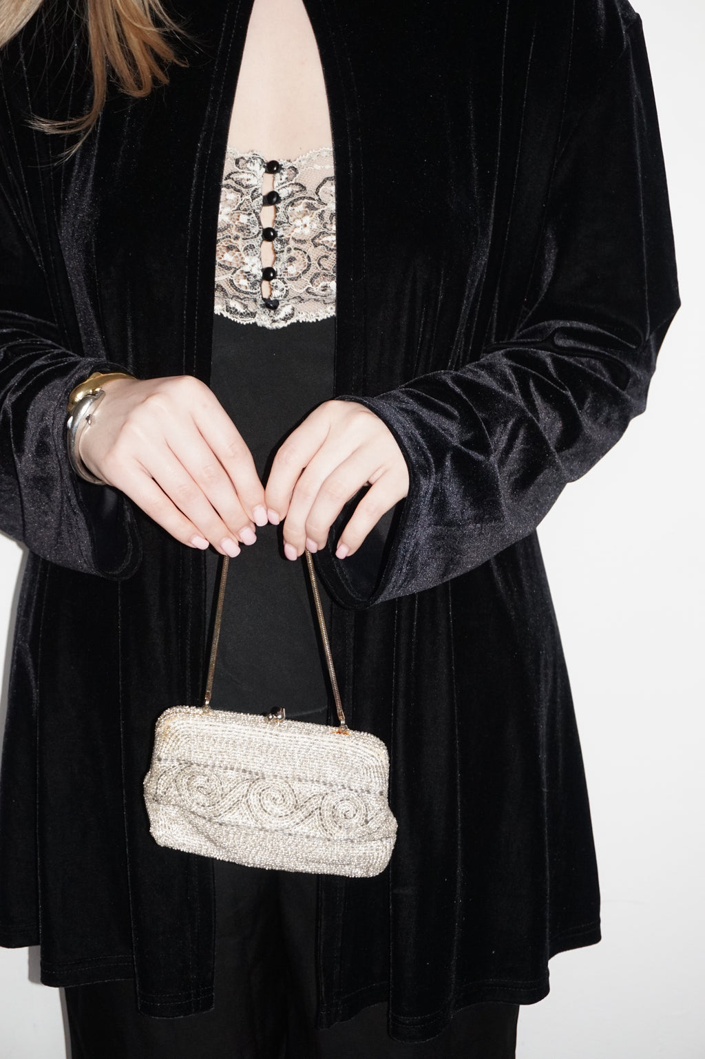 1980s Handmade Beaded Mini Bag