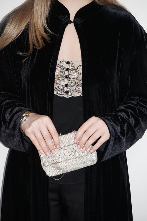 1980s Handmade Beaded Mini Bag