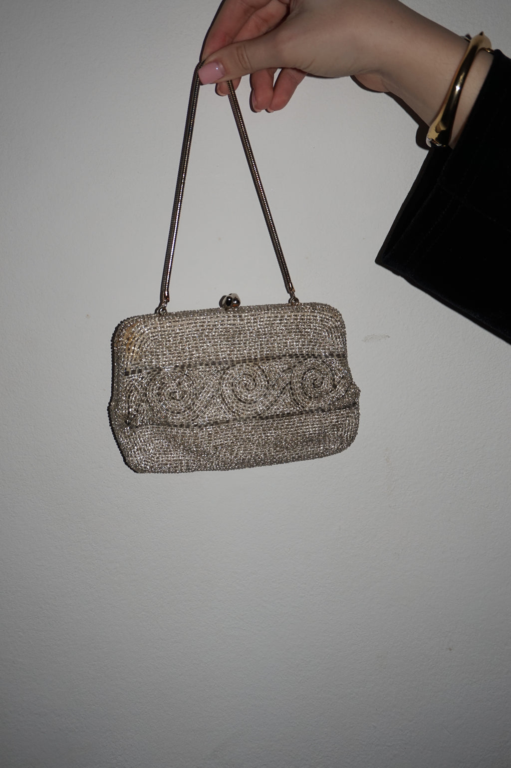 1980s Handmade Beaded Mini Bag