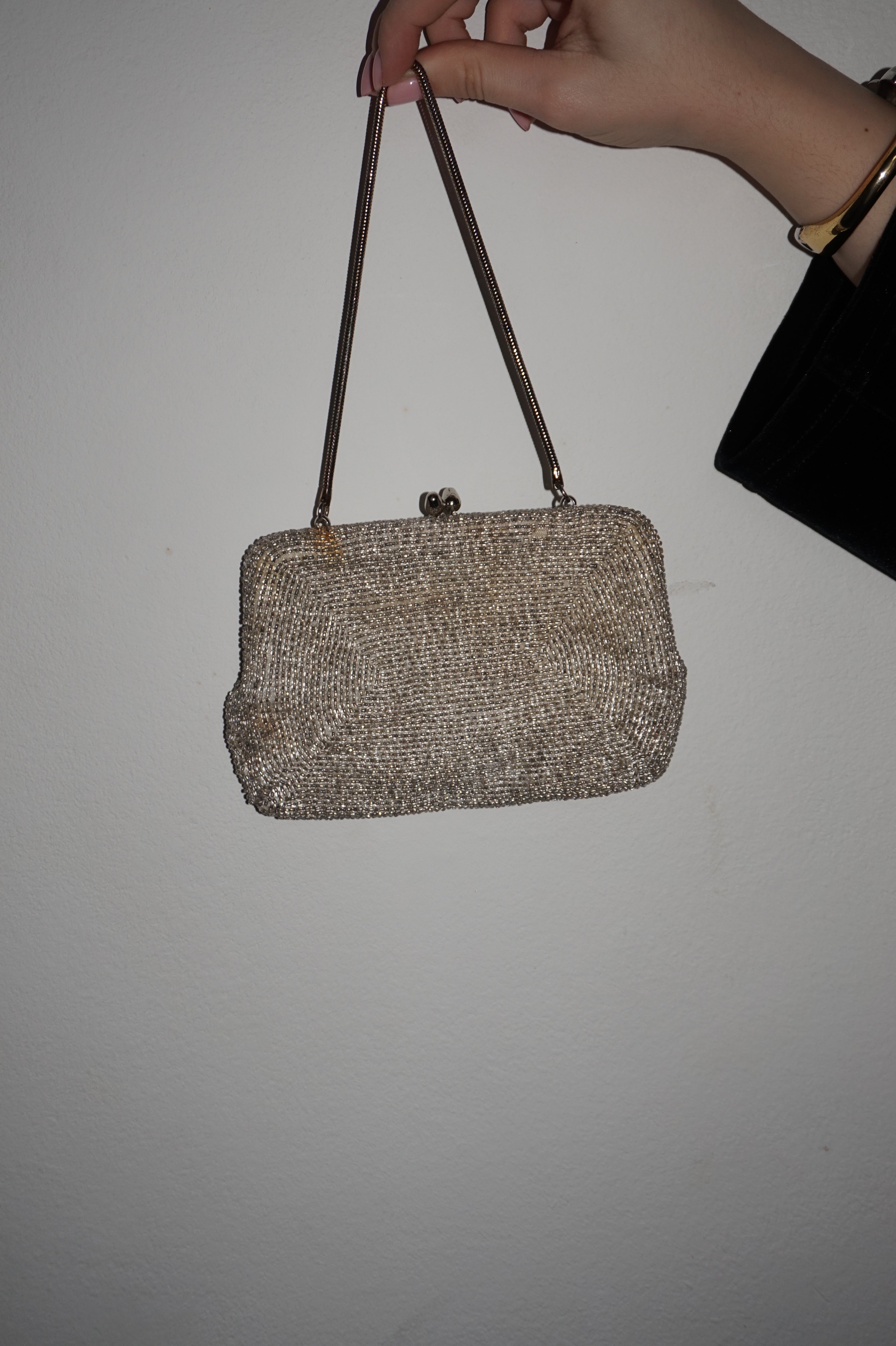 1980s Handmade Beaded Mini Bag