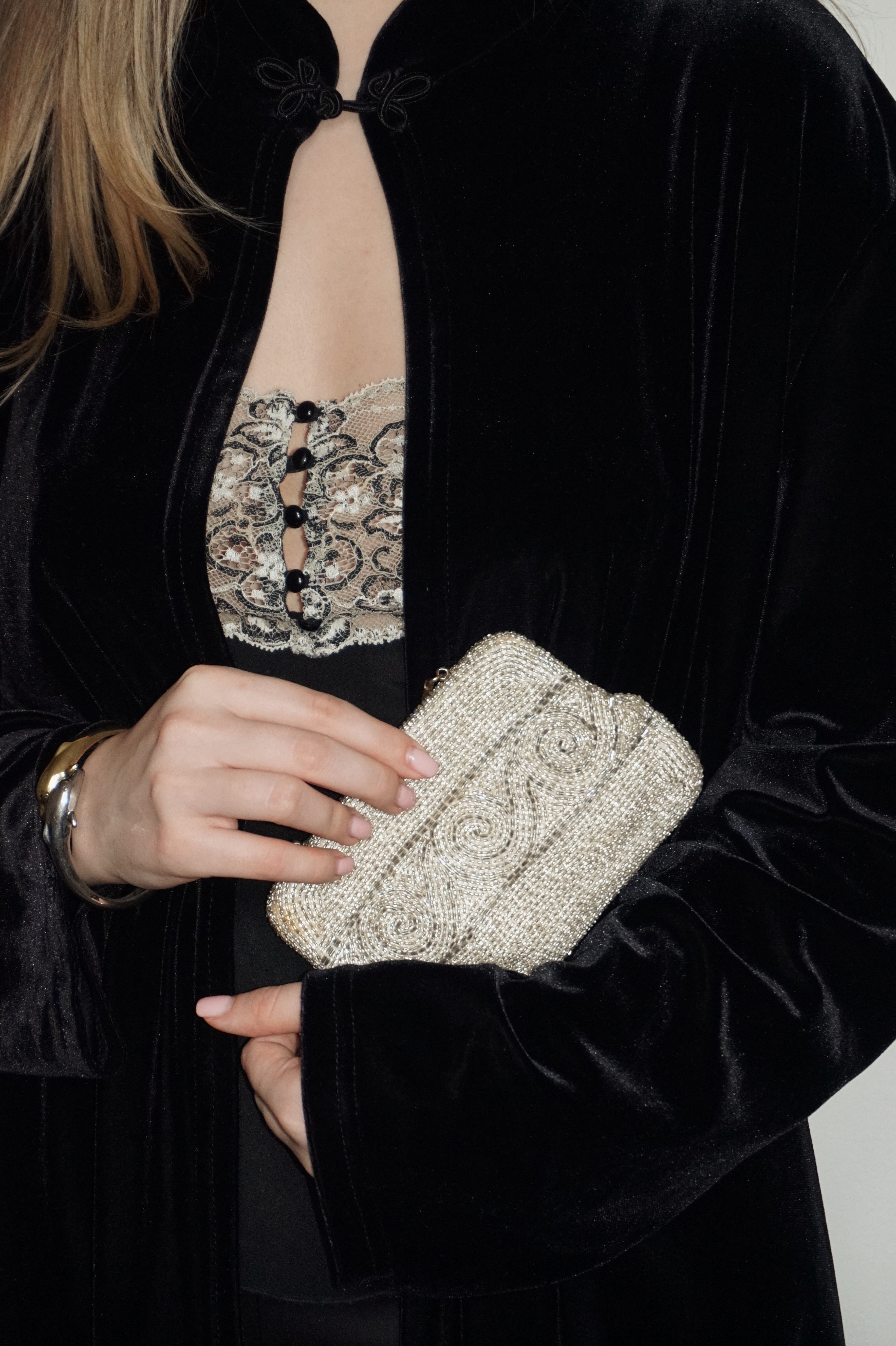 1980s Handmade Beaded Mini Bag