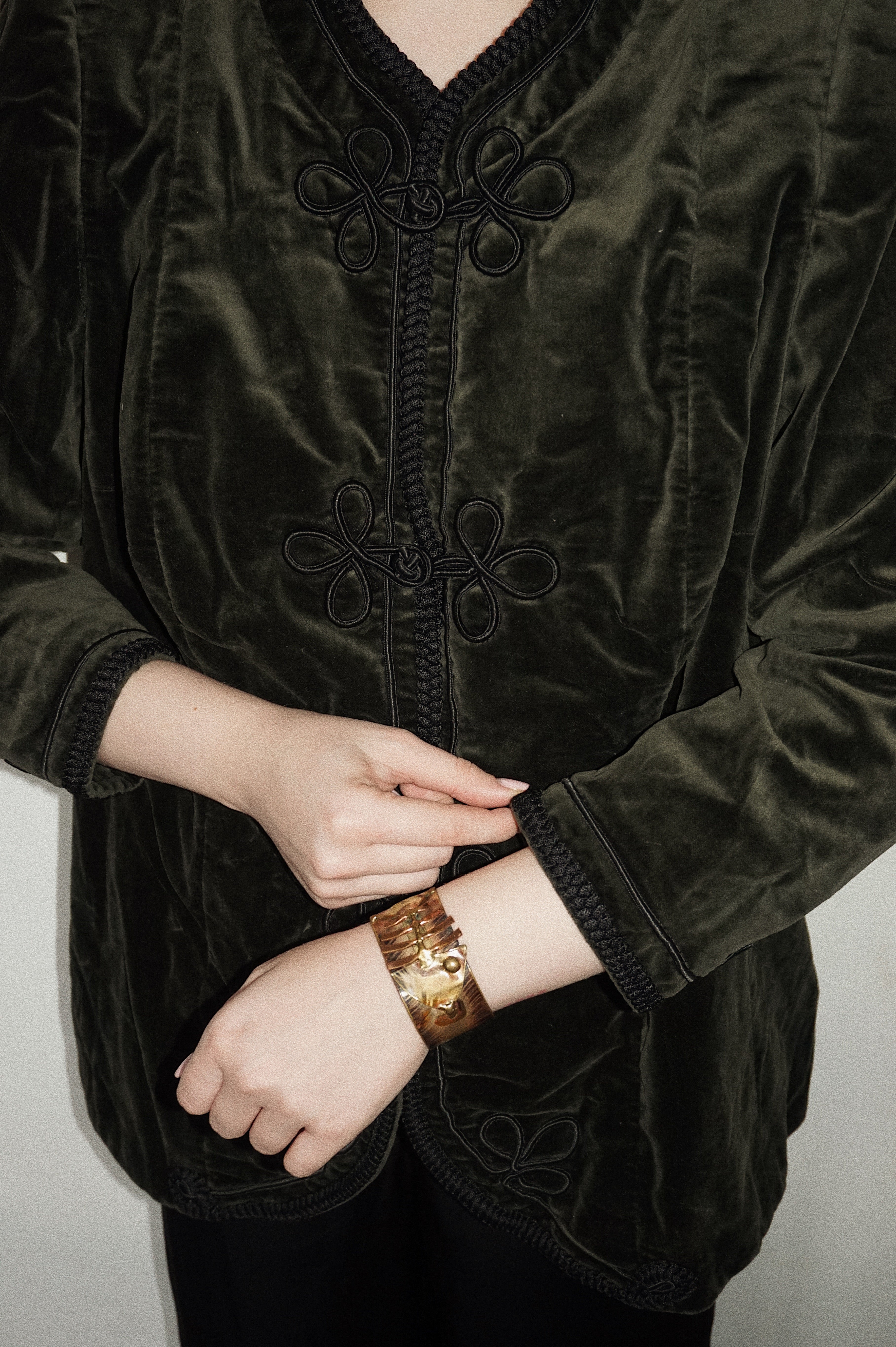 Rare Handmade Gold-Plated Fish Bracelet