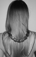 Handmade Wooden Fish Necklace — Boho Style (1970s–1980s)