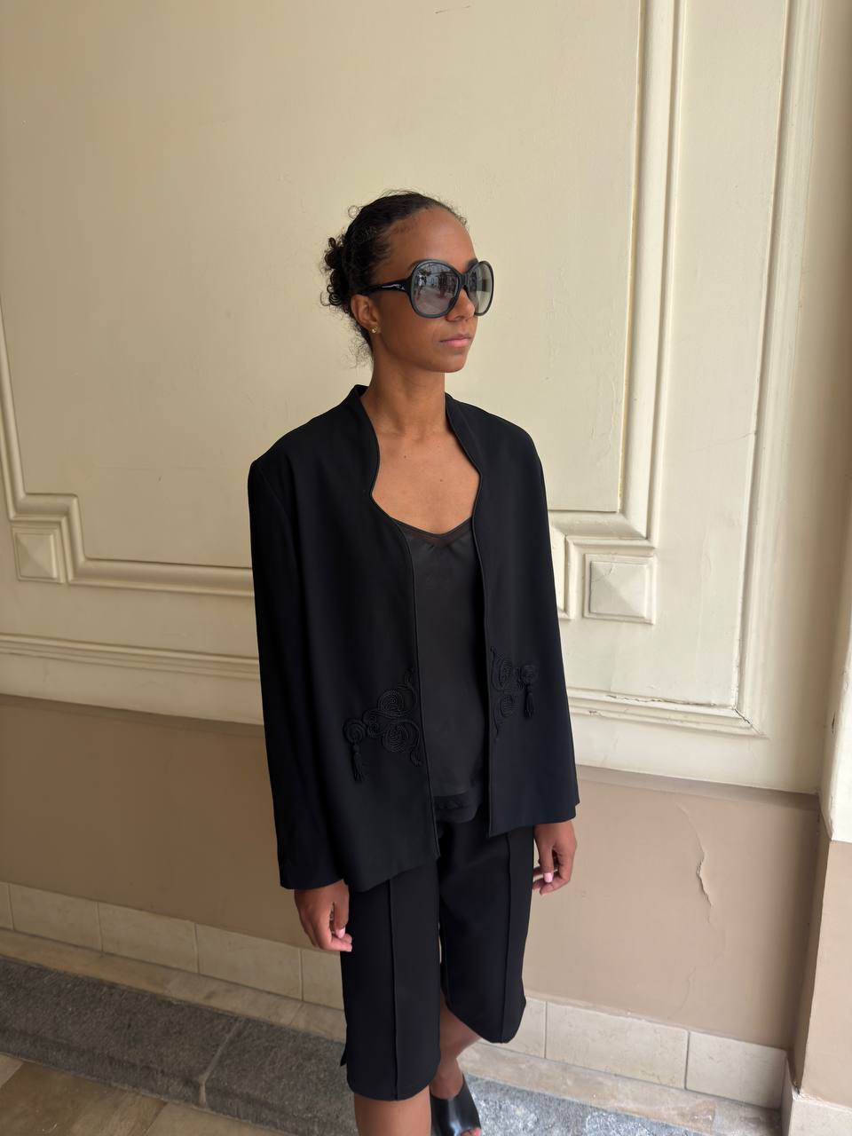 Marie Clemence 100% Wool Tassel Jacket