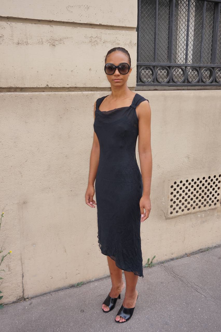 Max&Co. Pura Seta Silk Asymmetrical Dress