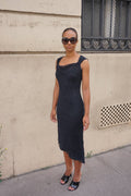 Max&Co. Pura Seta Silk Asymmetrical Dress