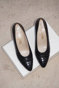 Chanel Vintage Crocodile Pumps